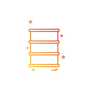 davul simgesi tasarımı vektör çizimi 