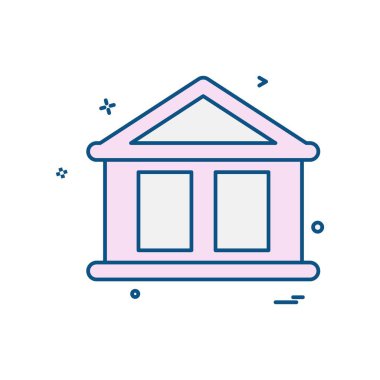 Emlak simge tasarlamak vektör