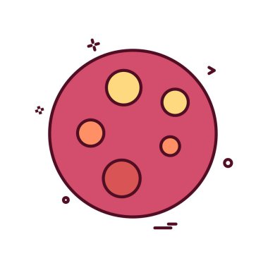 molekül simge vektör tasarımı