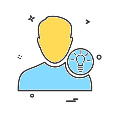 Avatar simge tasarlamak vektör