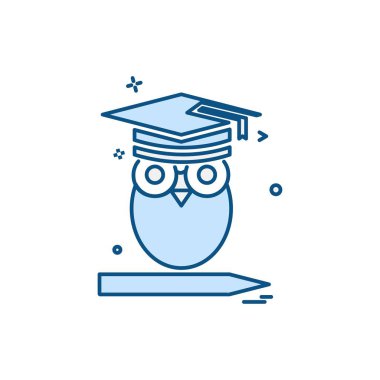 Okul simgesi tasarım vektörü 