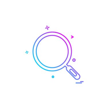 Arama simge tasarlamak vektör