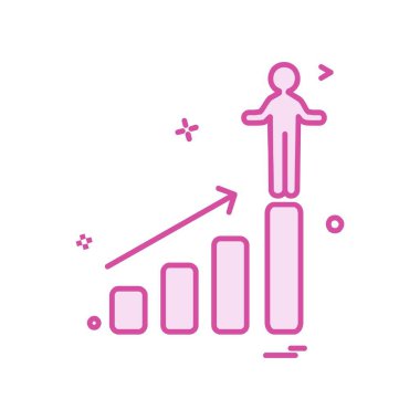 İş simgesi tasarım vektörü 