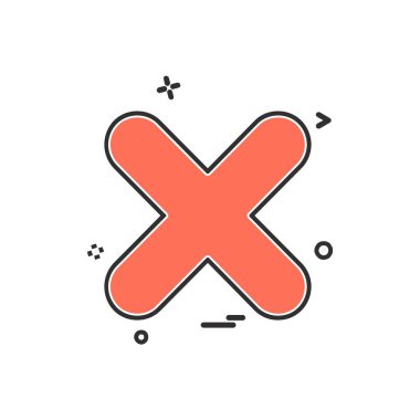 Simge tasarım vektörünü kapat