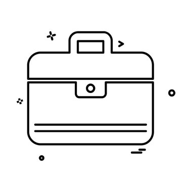 Evrak Çantası'nı simge tasarlamak vektör