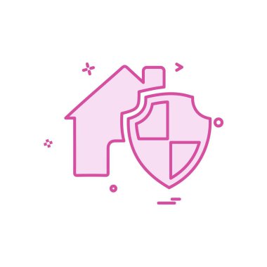 Tıbbi simge tasarım, renkli vektör çizim