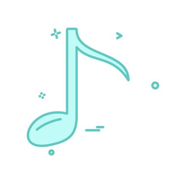 Müzik simge tasarlamak vektör