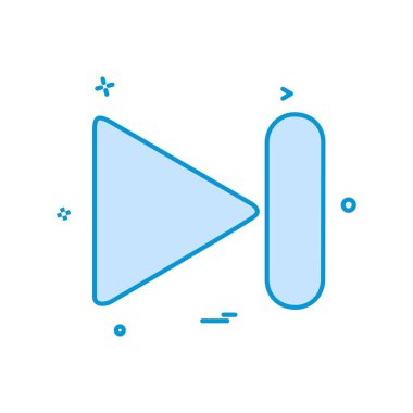 Medya simge vektör beyaz arka plan üzerinde