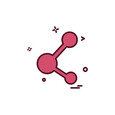 Simge tasarım vektörünü paylaş