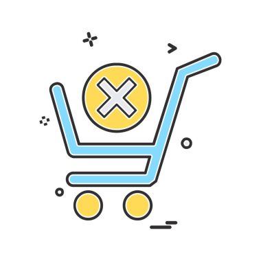 Alışveriş simge tasarlamak vektör 