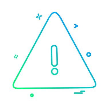 Uyarı simge tasarlamak vektör 