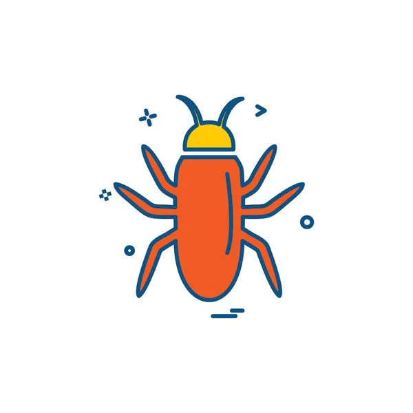 Insekten Icon Design Vektor — Stockvektor