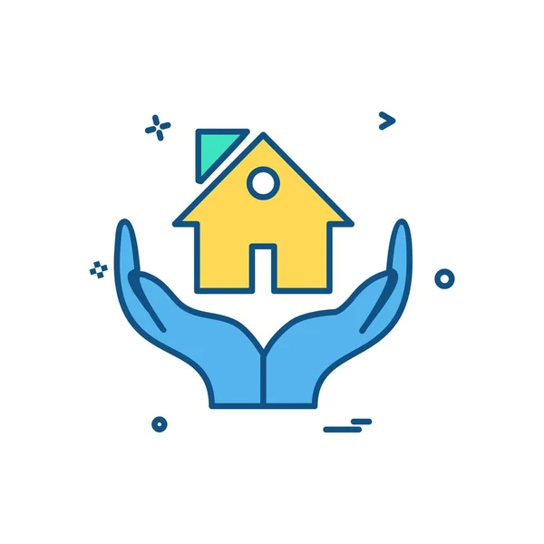 Home Pictogram Ontwerp Vector — Stockvector