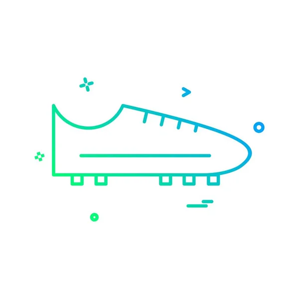 Shoes Icon Vector Design — Stock Vector