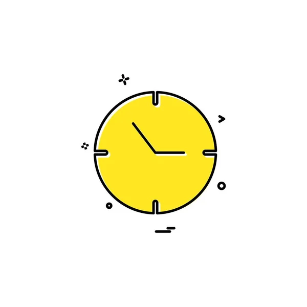 Clock Time Date Icon — Stock Vector