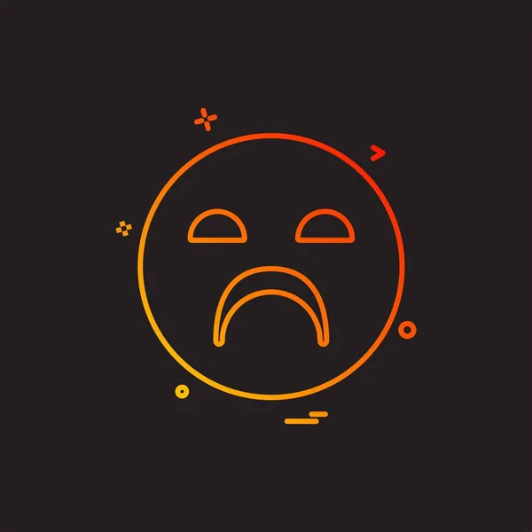 Emoji Ikony Design Vektor — Stockový vektor