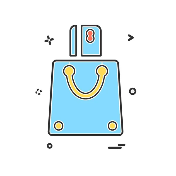 Shopping Bag Web Icon — Stock Vector