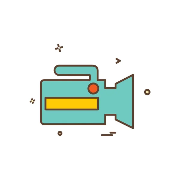 Ontwerp Camera Icoon Vector — Stockvector