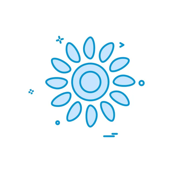 花のアイコン デザインのベクトル — ストックベクタ
