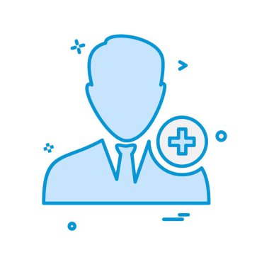 Avatar erkek simge tasarım vektörü