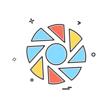 Kamera simgesi tasarım vektörü