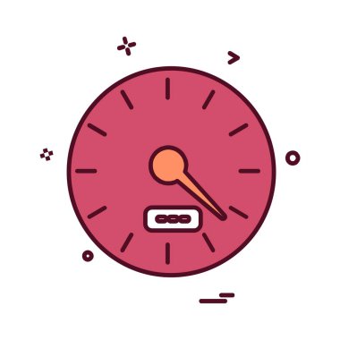 Saat simgesi tasarım vektörü 