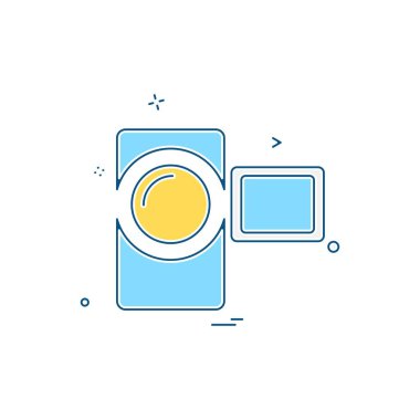 Bilgisayar Teknolojisi simgesi tasarım vektörü