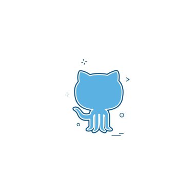 GitHub simge tasarlamak vektör 