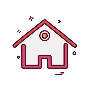 Ev simgesi tasarım vektörü