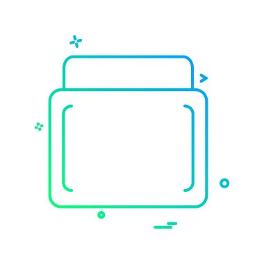 Kozmetik simgesi tasarım vektörü