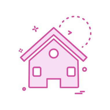 Emlak simge tasarlamak vektör