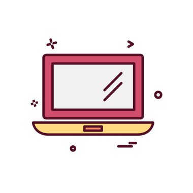 Bilgisayar simgesi tasarım vektörü