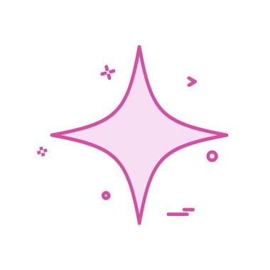 Yıldız simgesi tasarım vektörü