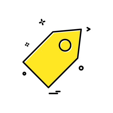 Satılık etiket simge tasarlamak vektör