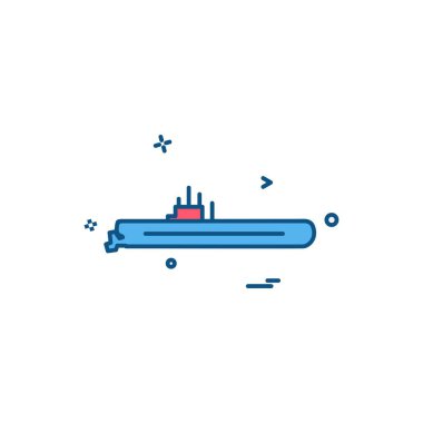 Donanma simge tasarım vektörü 