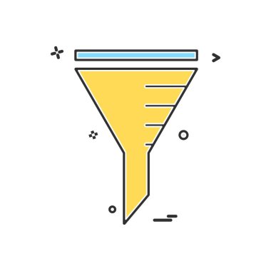 Filtre simge vektör tasarımı