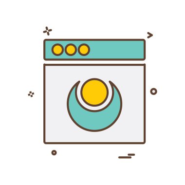 Web düzeni simge tasarım vektörü