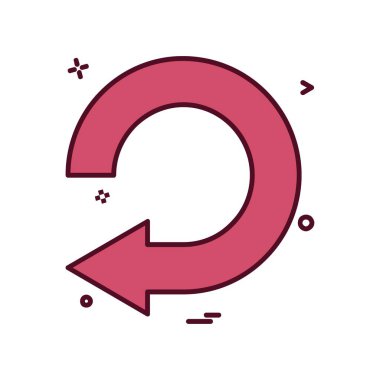 Ok simgesi tasarım vektörü