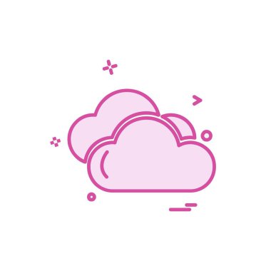 Sadece simge vektör üzerinde beyaz baclground hava