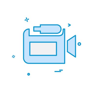 Kamera simgesi tasarım vektörü