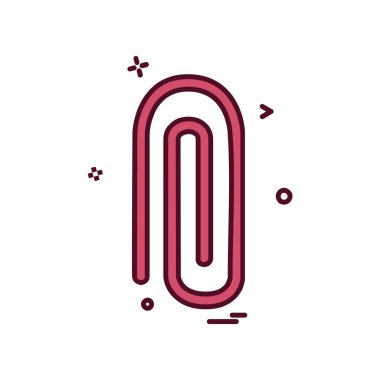 PIN düz simge vektör çizim 