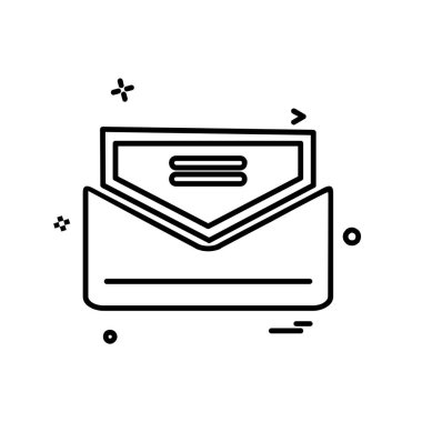 Harf simgesi tasarım vektörü