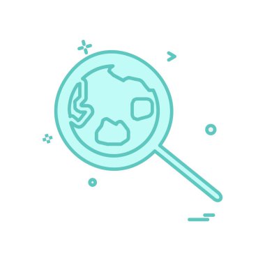 Arama simge tasarlamak vektör