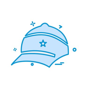 Kriket simge tasarlamak vektör 