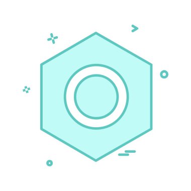 Çalışma araçlar simgesi tasarım, renkli vektör çizim 