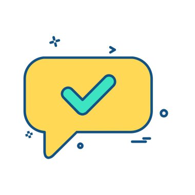 İleti simge tasarlamak vektör