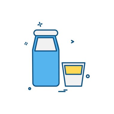 Gıda simgesi tasarım vektörü