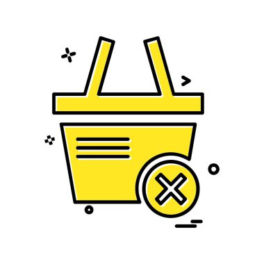 Alışveriş simge tasarlamak vektör 