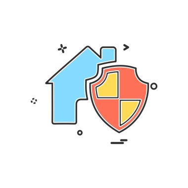 Tıbbi simge tasarım, renkli vektör çizim