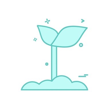 Ağaç simgesi tasarım vektörü